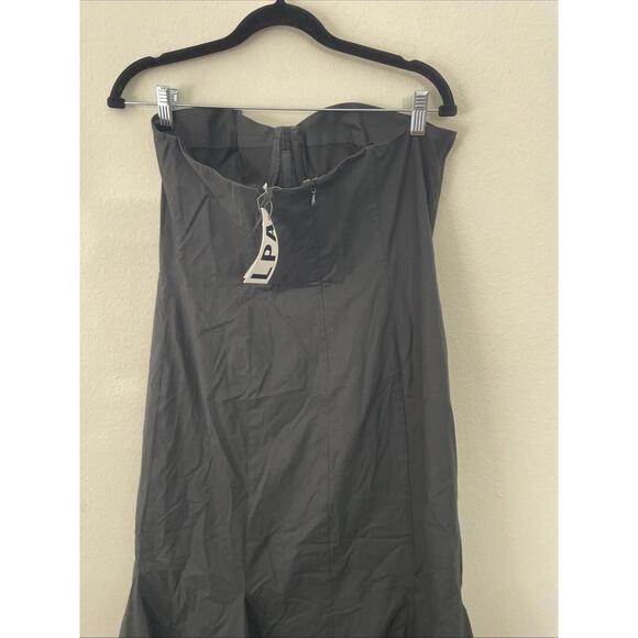 LPA Revolve Bianca midi strapless black dress Bustier top XS NWT $268msrp - Picture 8 of 13